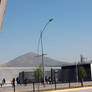 El Cerro Renca visto desde Plaza Quilicura