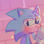 sonic redraaaw but is very pink