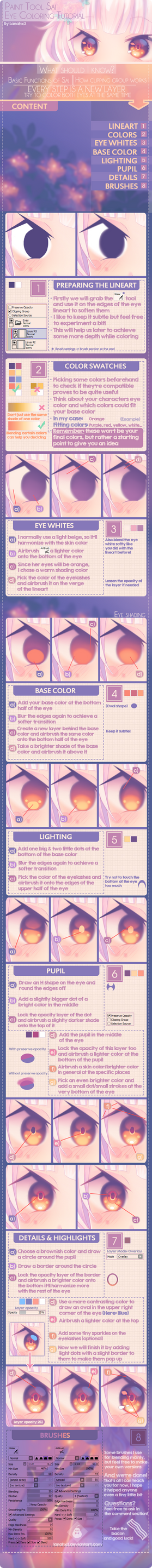 Eye Coloring Tutorial [SAI]