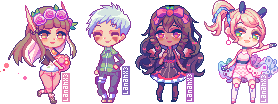 Pixel Pagedoll Commissions