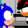 Sonic got cornered by...