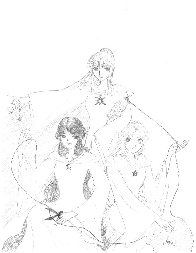 3 Fates by Atlantis Forester