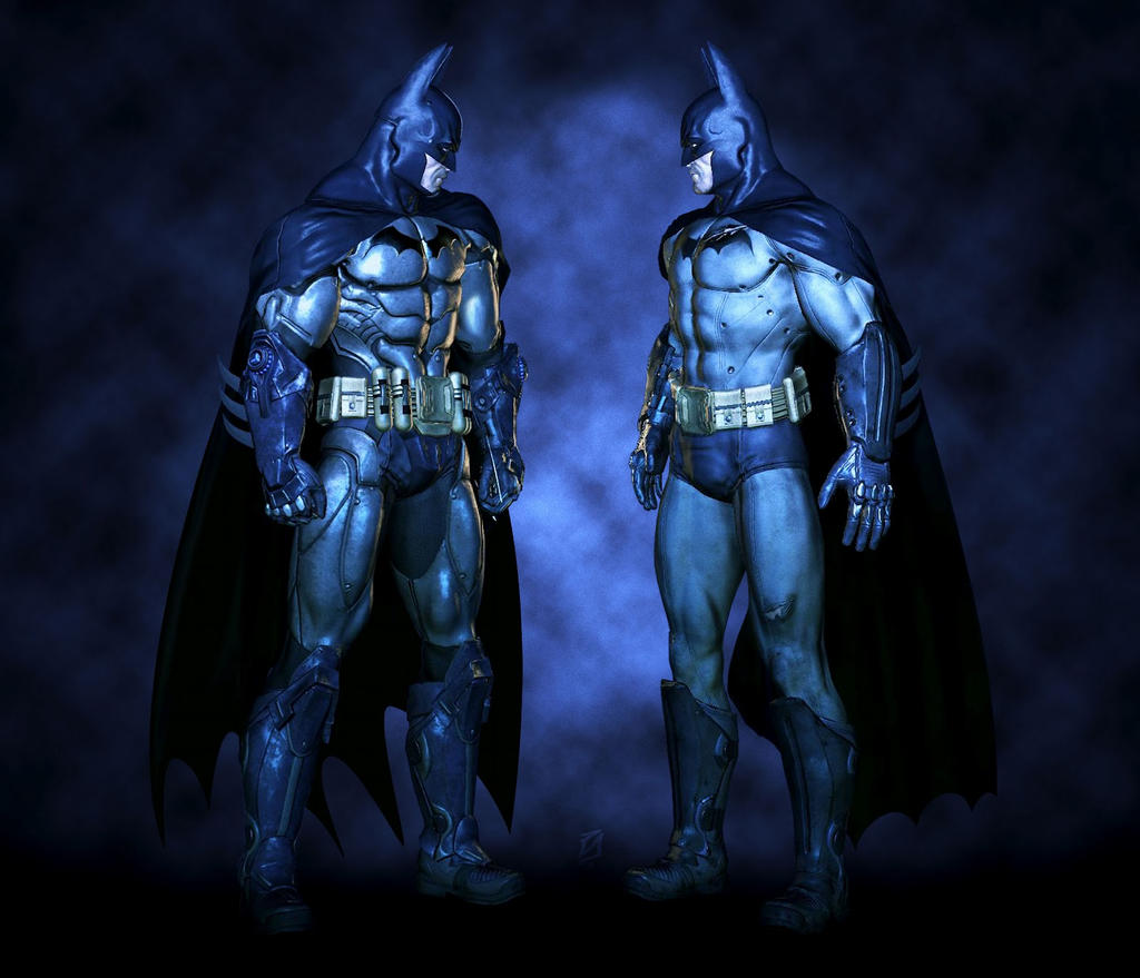 Batman Arkham Asylum: Normal vs Armored by Red-EyesKnight94 on DeviantArt