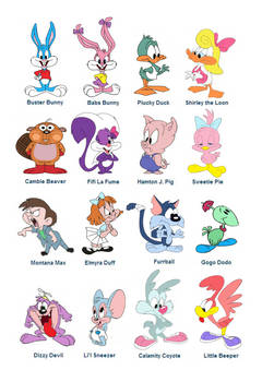 Tiny Toon Adventures names Characters