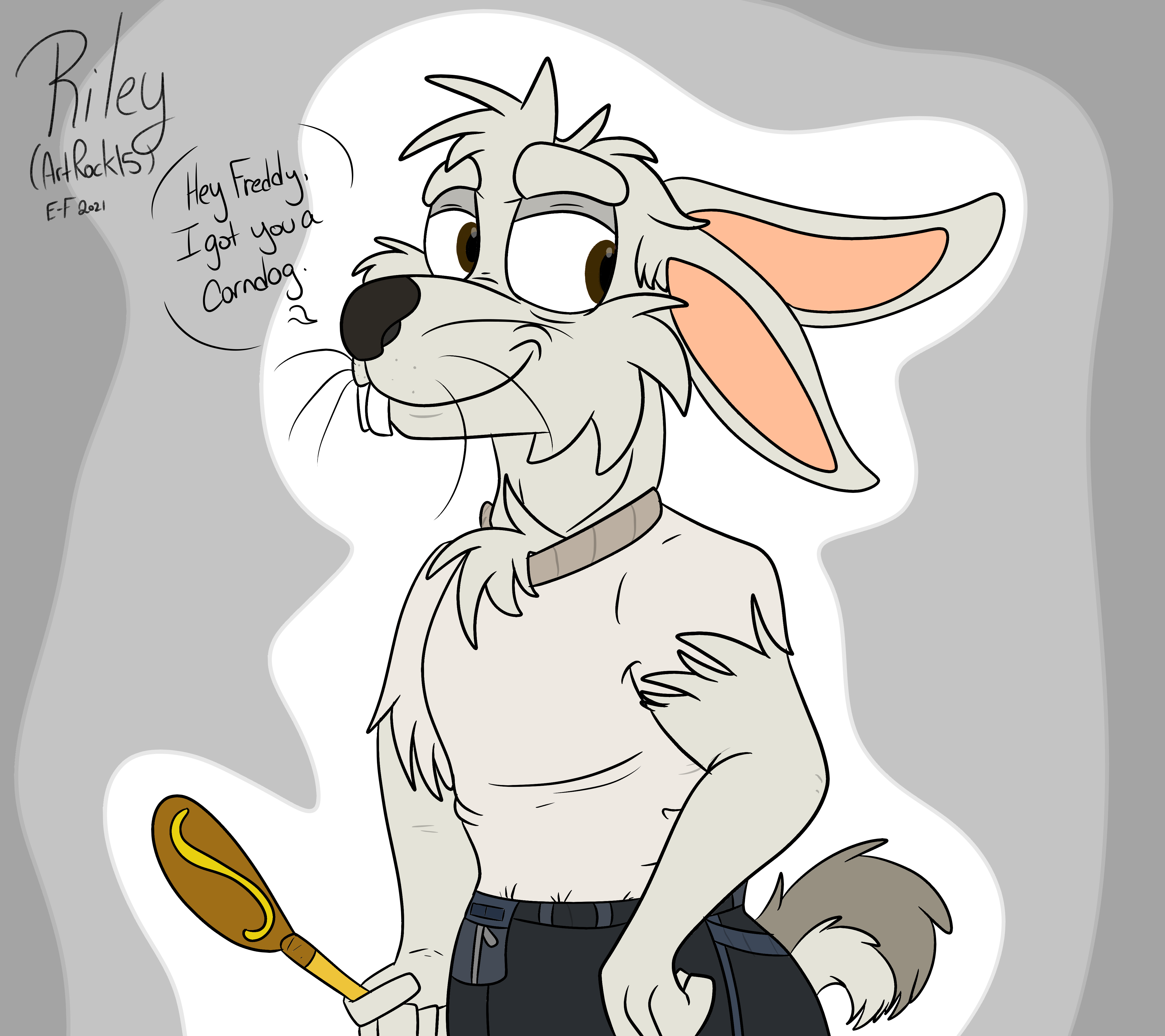 Rialy The Rabbit Riley the Rabbit (ArtRock15 Fanart) by Eternal-Ferret on DeviantArt