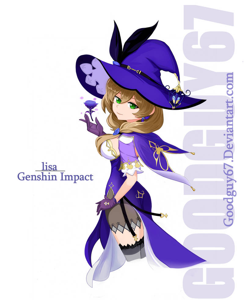 Lisa Minci (Genshin Impact) by SethlansKing on DeviantArt