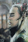 Thranduil- Hobbit-Trilogy- Drawing by Atompilz94