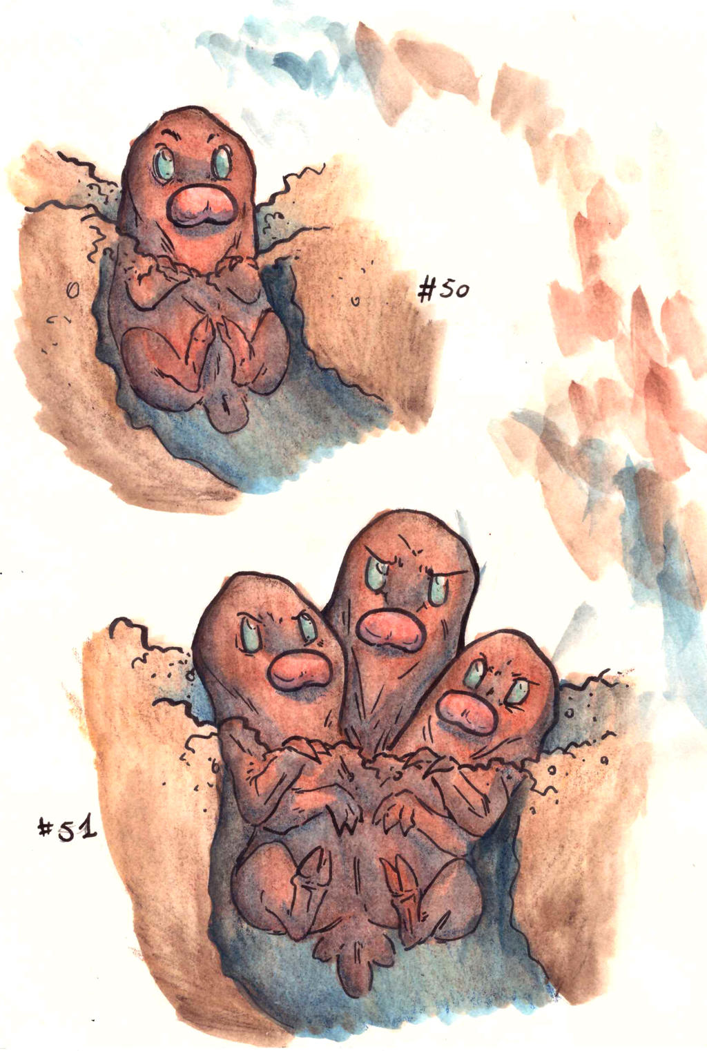 Buff Diglett Evolution Diglett Evolution - 1st gen by LeoDragonsWorks on DeviantArt