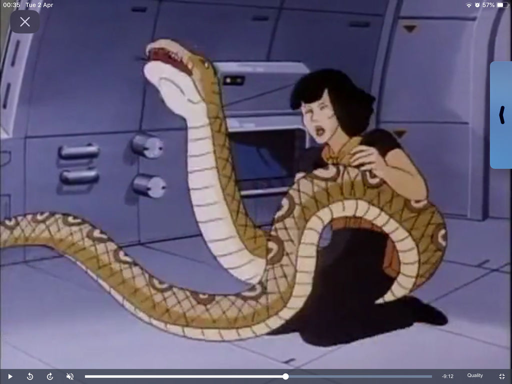 Snake wrapping girl, rambo by Orangemegaman on DeviantArt