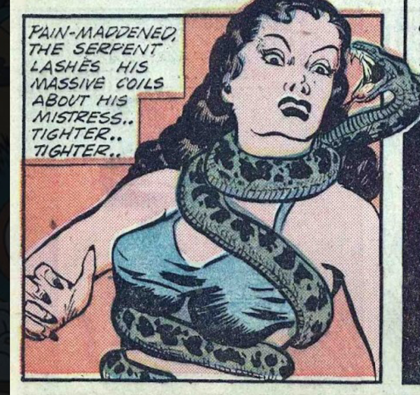 snake and girl jungle comic 47 by