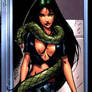 Eve with her Pet snake 2
