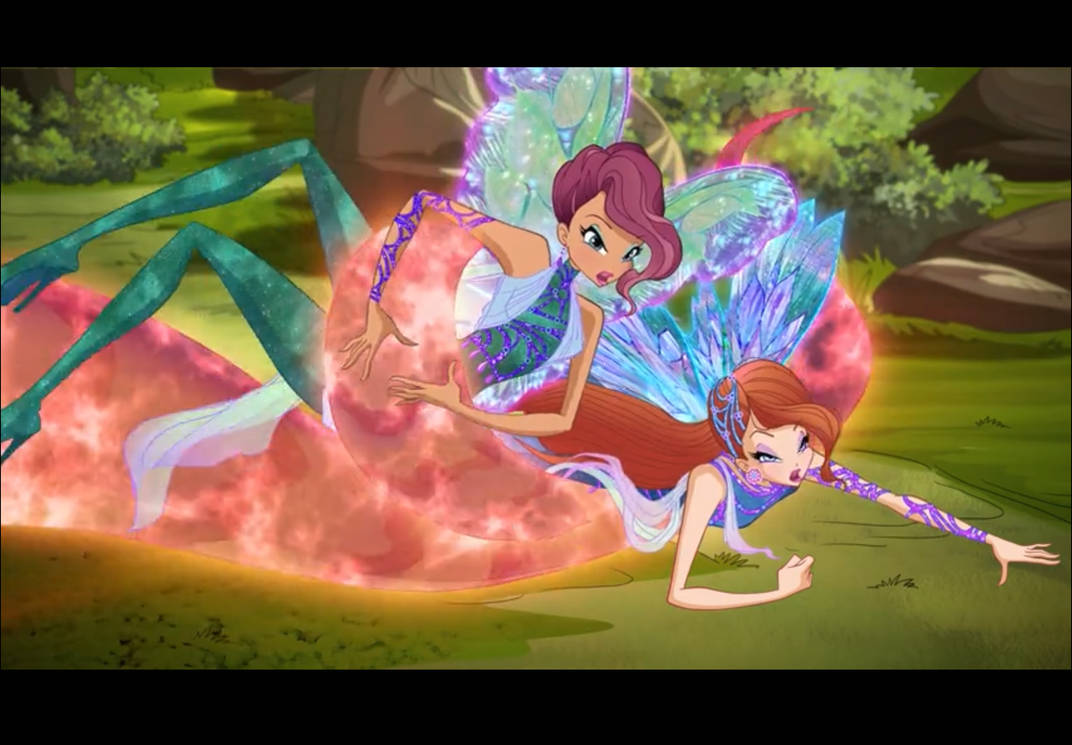 Snake coiling winx girls 3 by Orangemegaman on DeviantArt