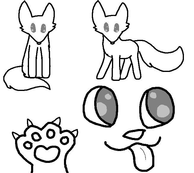 canine ref sheet base by paragonthapuppy on DeviantArt