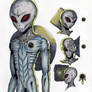Grey Aliens Concept Art