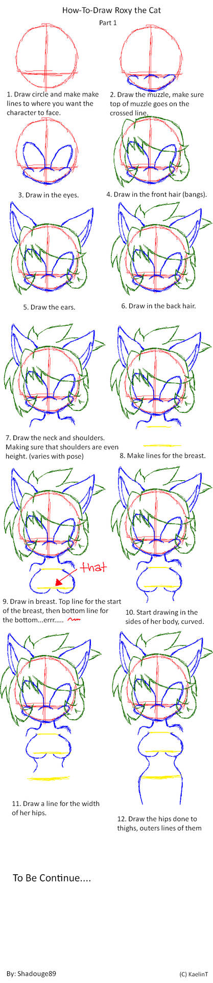 Draw Roxy How-To-Draw Roxy the Cat :RQ: Part 1 by xl-Jade-lx on DeviantArt