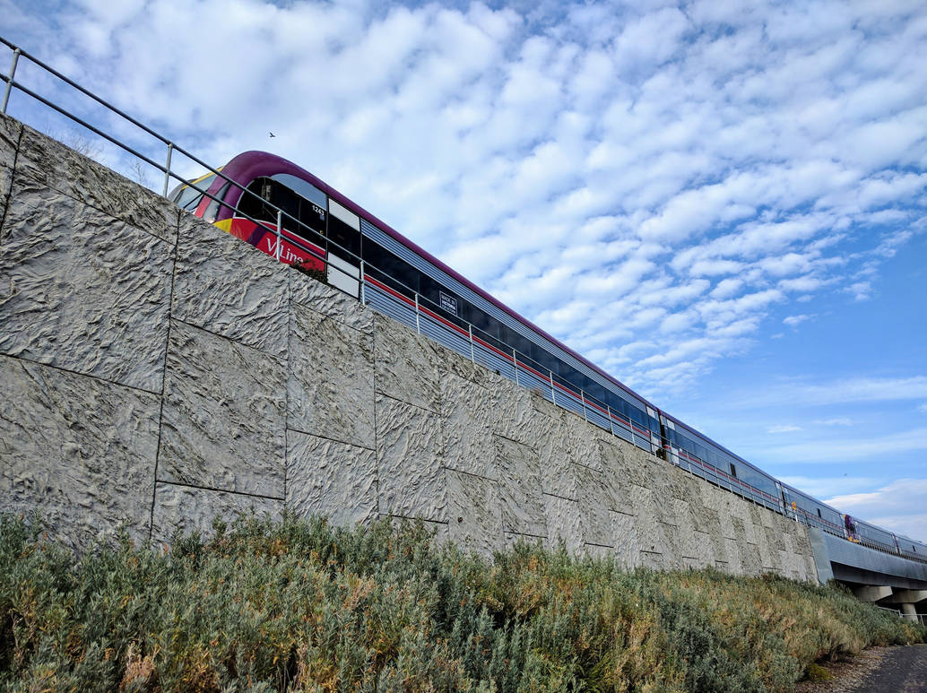Vline train on the Regional Rail Link by TomHorton100 on DeviantArt