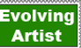 Evolving Artist stamp