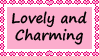 Lovely and Charming Stamp