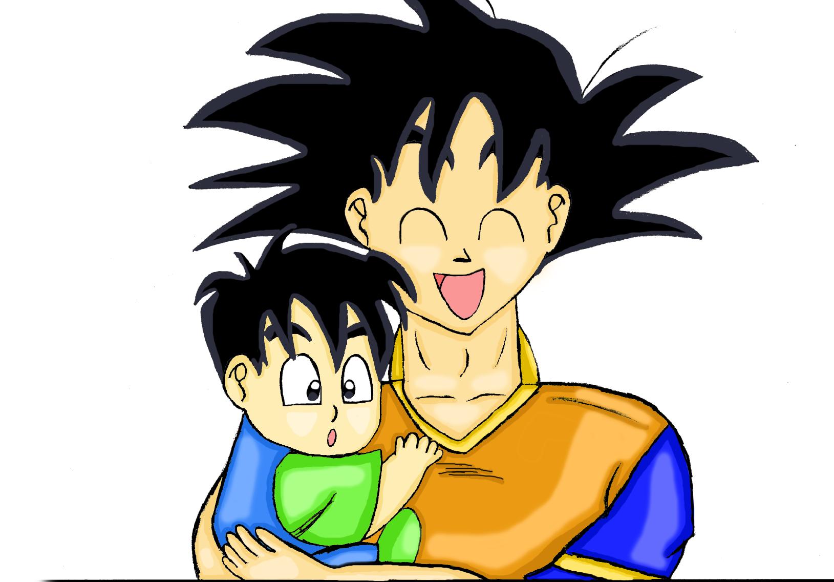 Goku And Baby Gohan By Dbzfannie On Deviantart Goku And Baby Gohan By Dbzfannie On Deviantart
