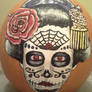 Sugar Skull Geisha Pumpkin