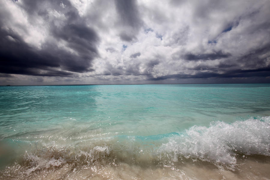 stormy beach stock 1 by venomxbaby
