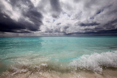 stormy beach stock 1