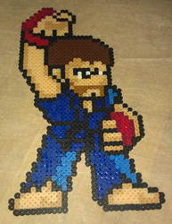 Chuck Norris Perler (sprite by Daneboe)