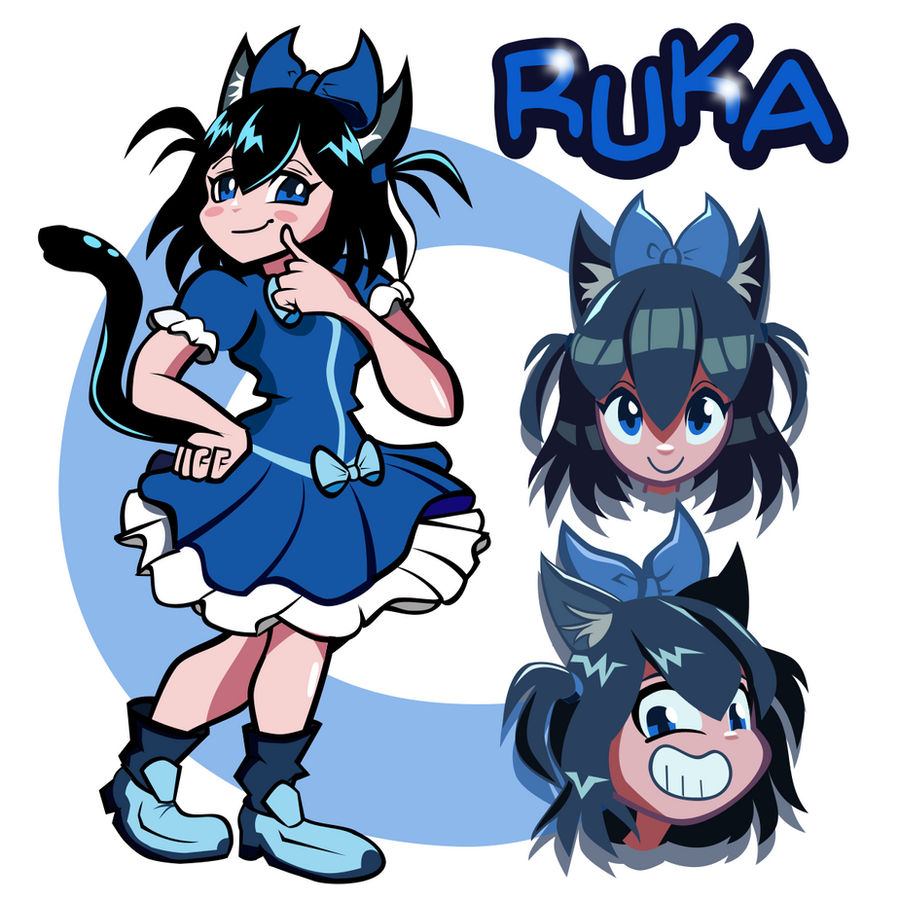 Blue Ruka Poster Ruka Character Sheet by MagerBlutooth on DeviantArt