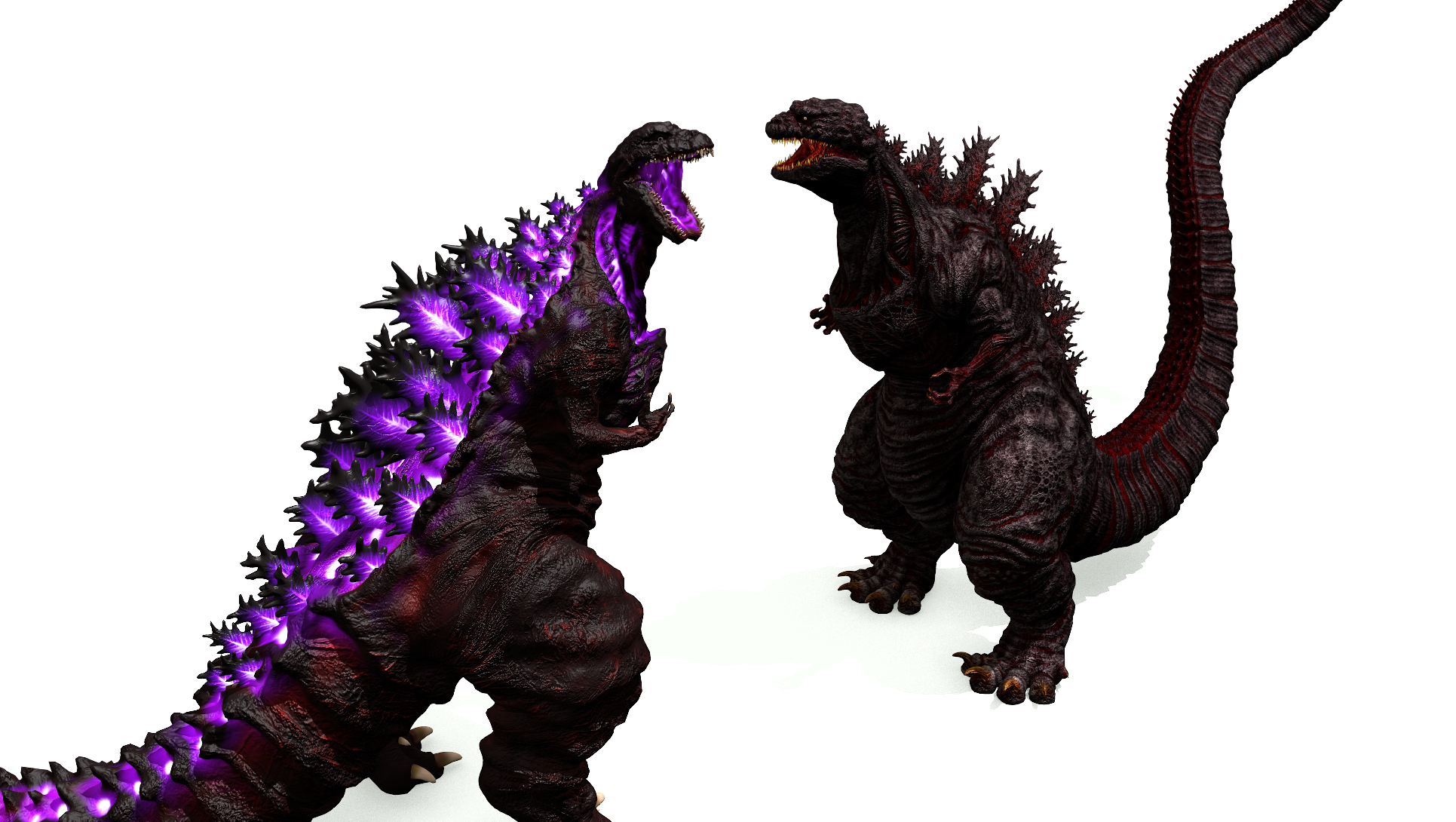 Godzilla 2017 size comparison to Shin-Gojira and all other versions!