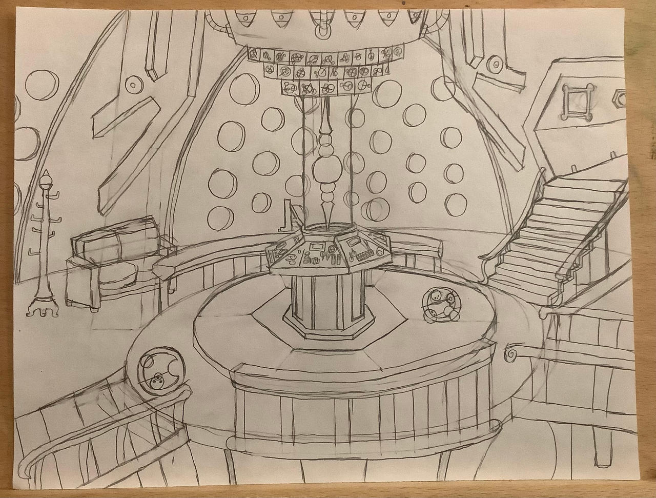 Custom TARDIS Interior by inkmaster42 on DeviantArt