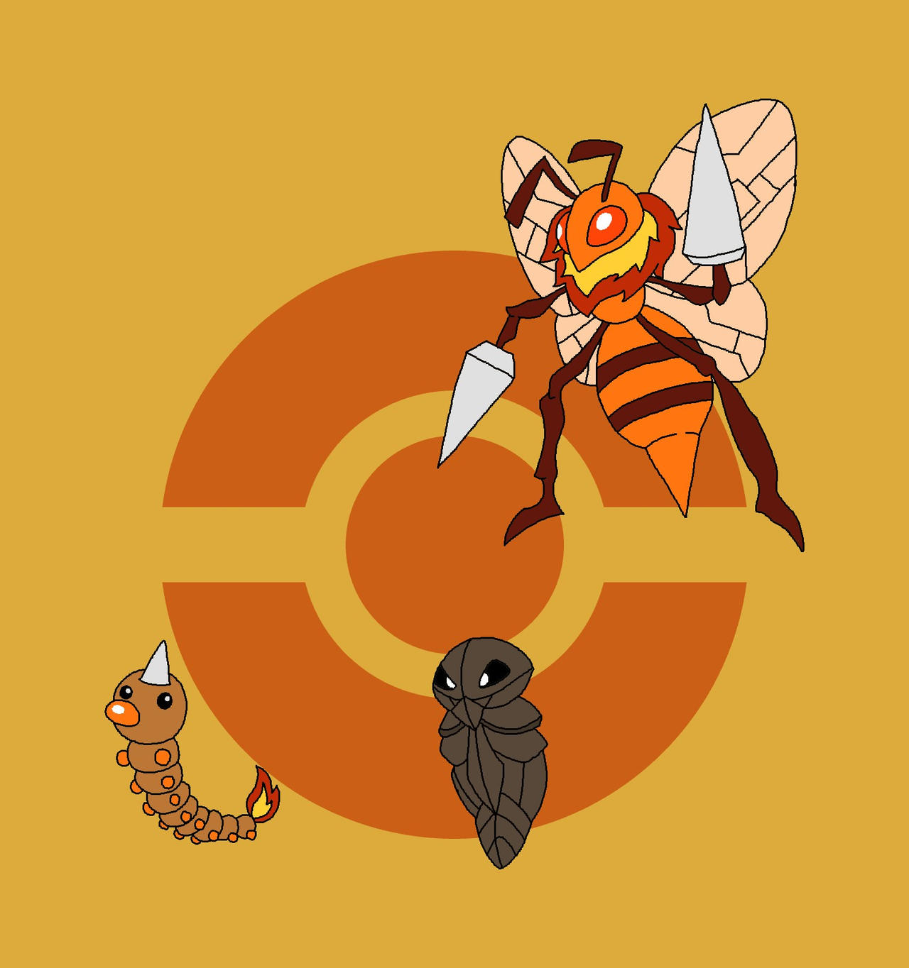 Boiling Isles Beedrill Line by inkmaster42 on DeviantArt