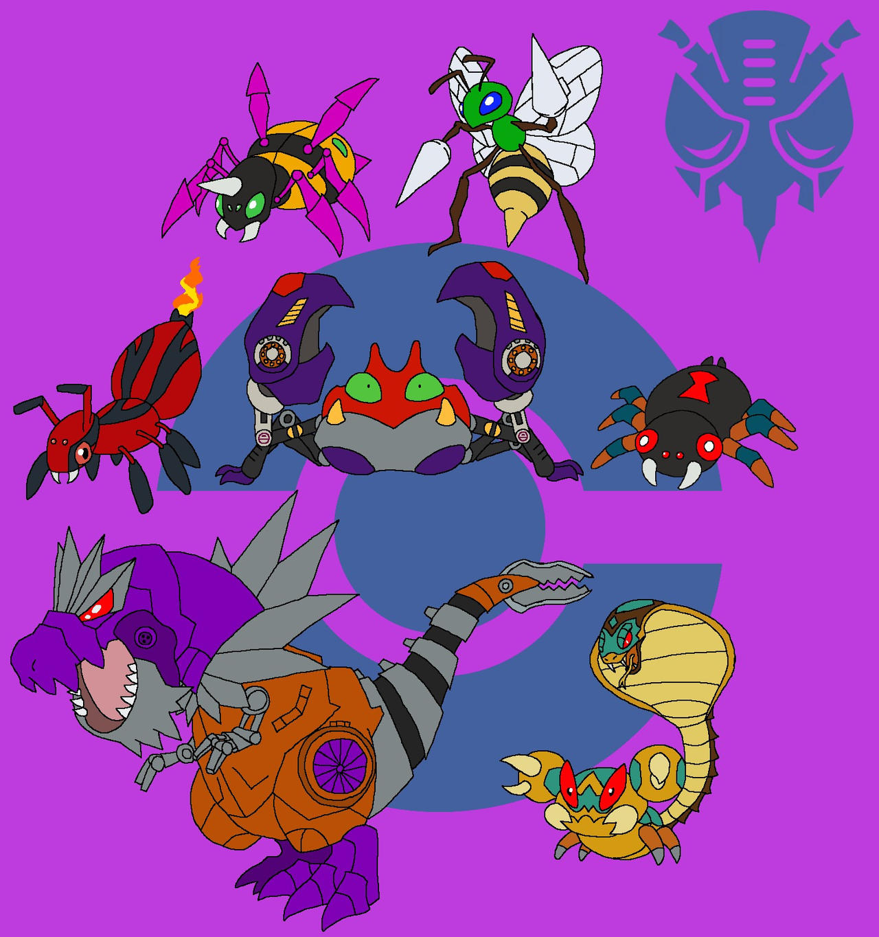 Poke Wars Predacons Season 2 by inkmaster42 on DeviantArt