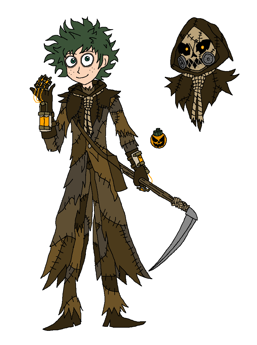 Scarecrow Deku by inkmaster42 on DeviantArt
