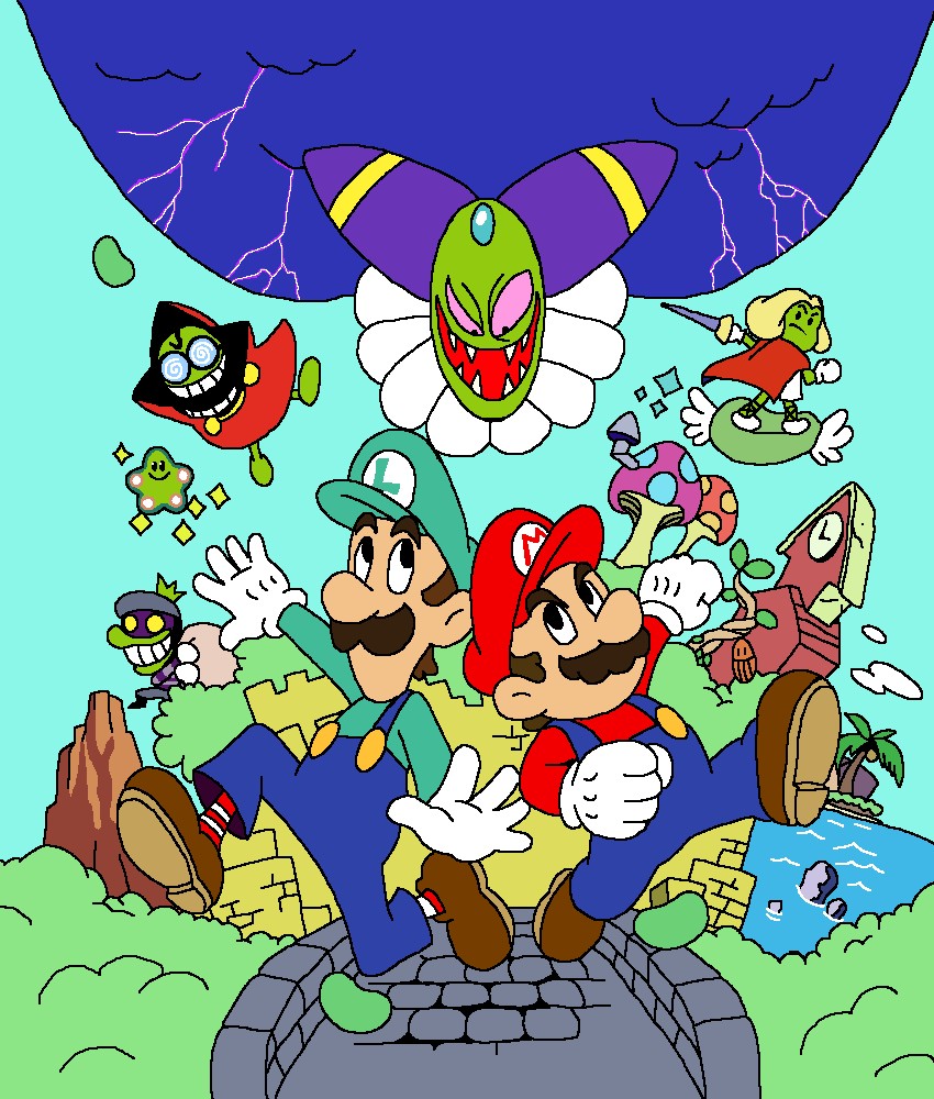 Mario and Luigi Superstar Saga by inkmaster42 on DeviantArt