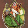 Moonshine Fox Badge