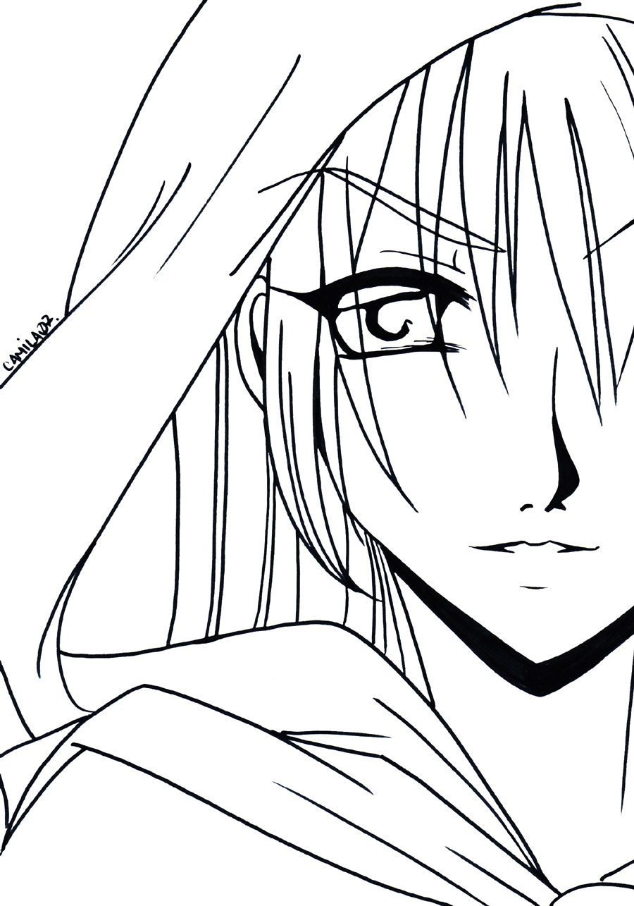 Lady L lineart