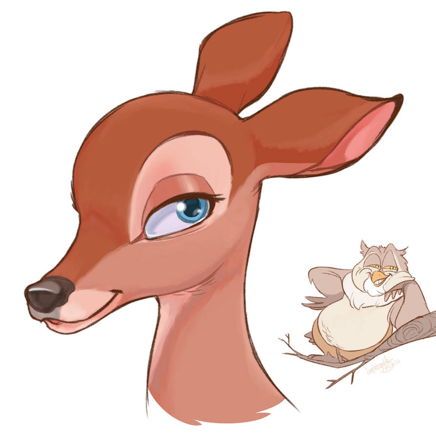 Faline Drawing Faline by SaraAntonellini on DeviantArt