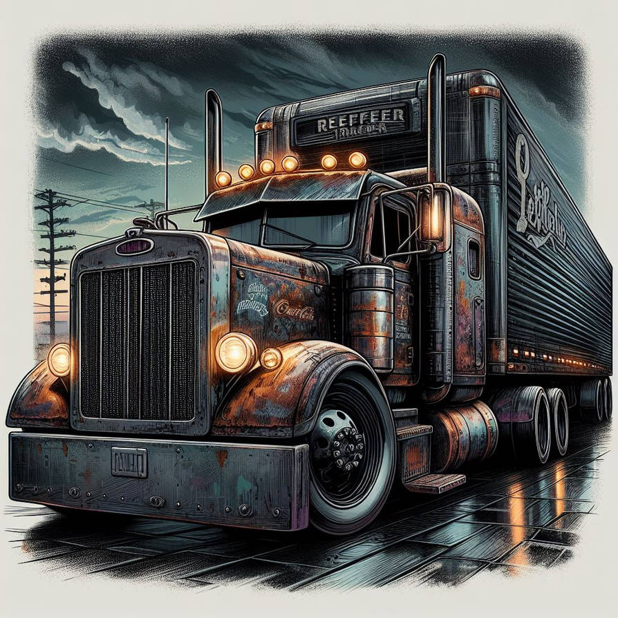 Hgv Rust Bucket Rust Bucket Reefer Hauler by JRSorrow on DeviantArt