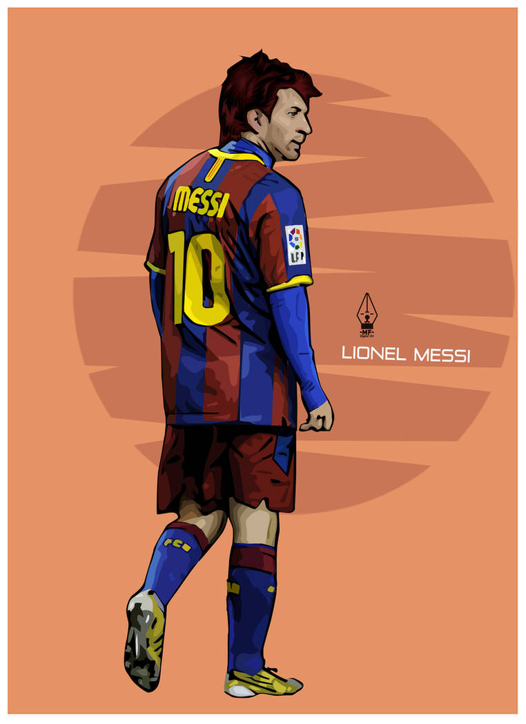 Lionel Messi On Vector Art By Fadhel147 On DeviantArt lionel-messi-on-vector-art-by-fadhel147-on-deviantart
