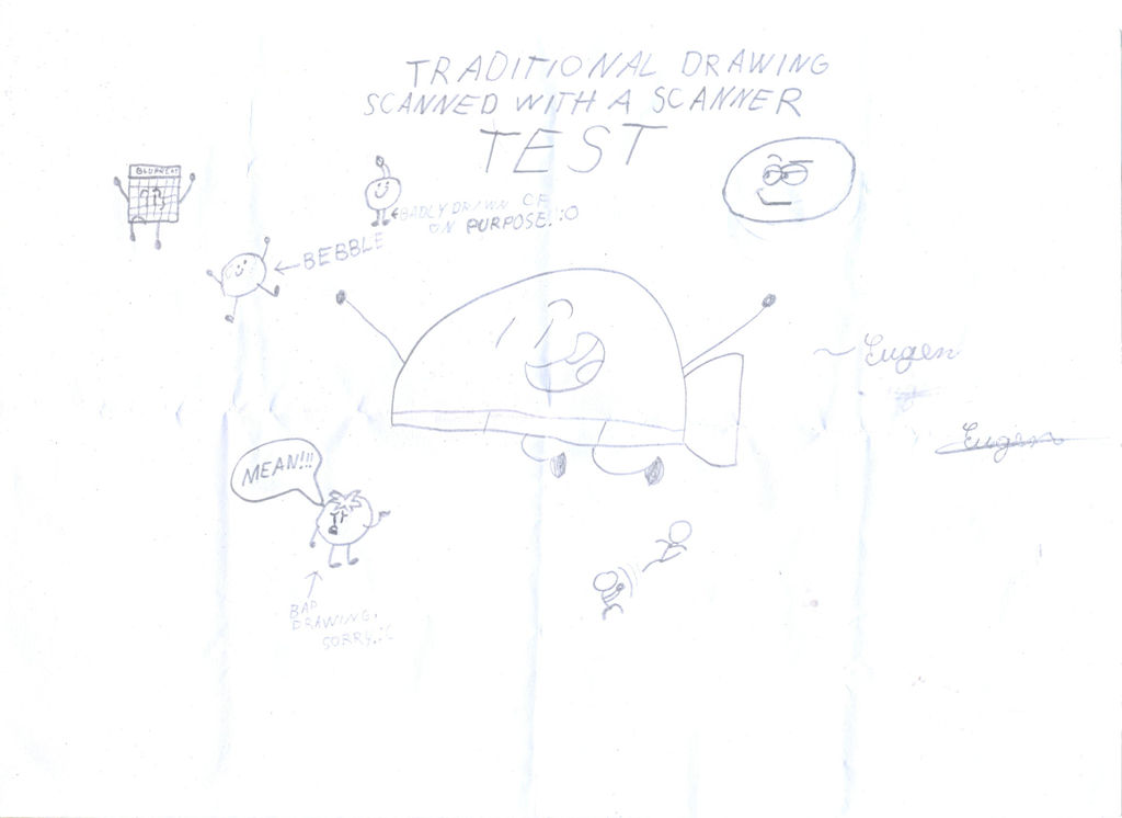 Traditional Drawing Scanned With a Scanner Test by ToonEugen6812 on ...