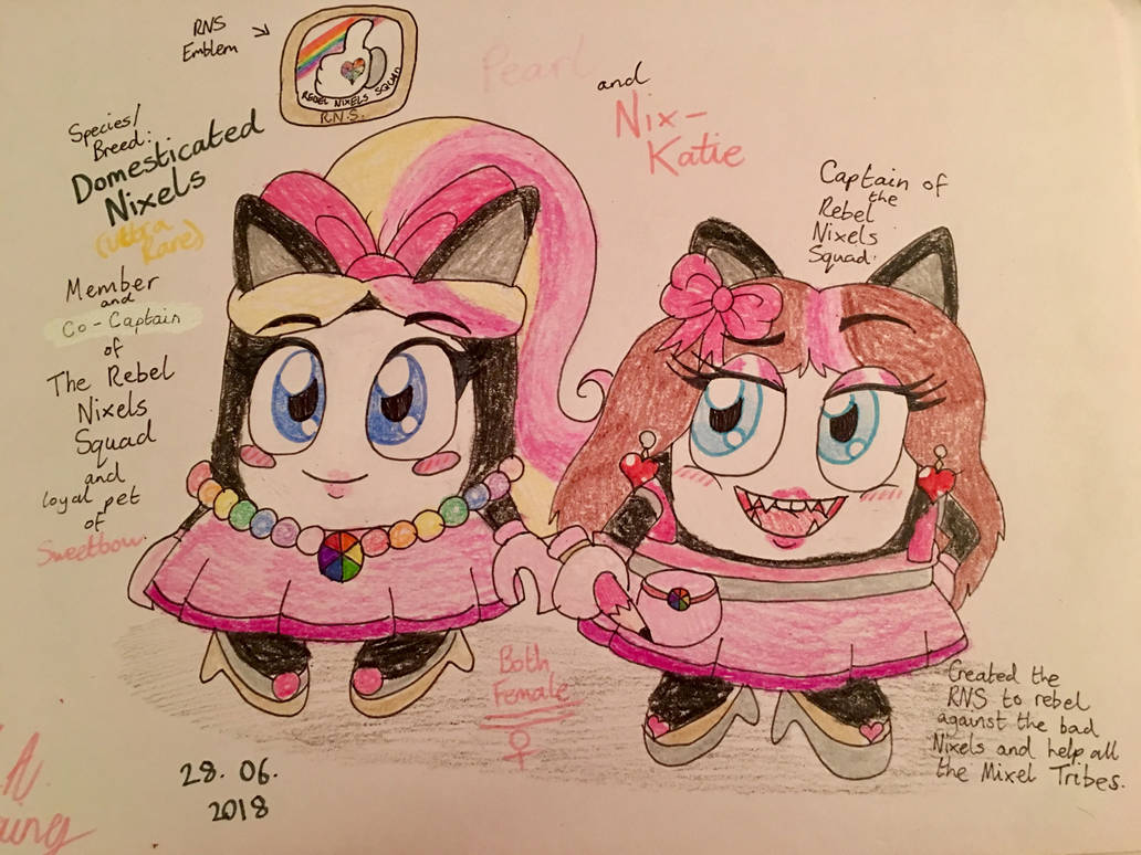 LEGO Mixels OCs | Pearl and Nix-Katie by PinkStarEevee16 on DeviantArt