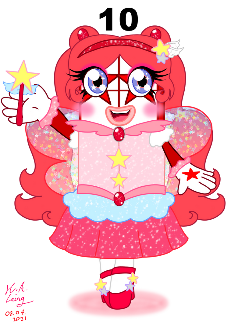 Numberblocks | Magical Girl Ten by PinkStarEevee16 on DeviantArt