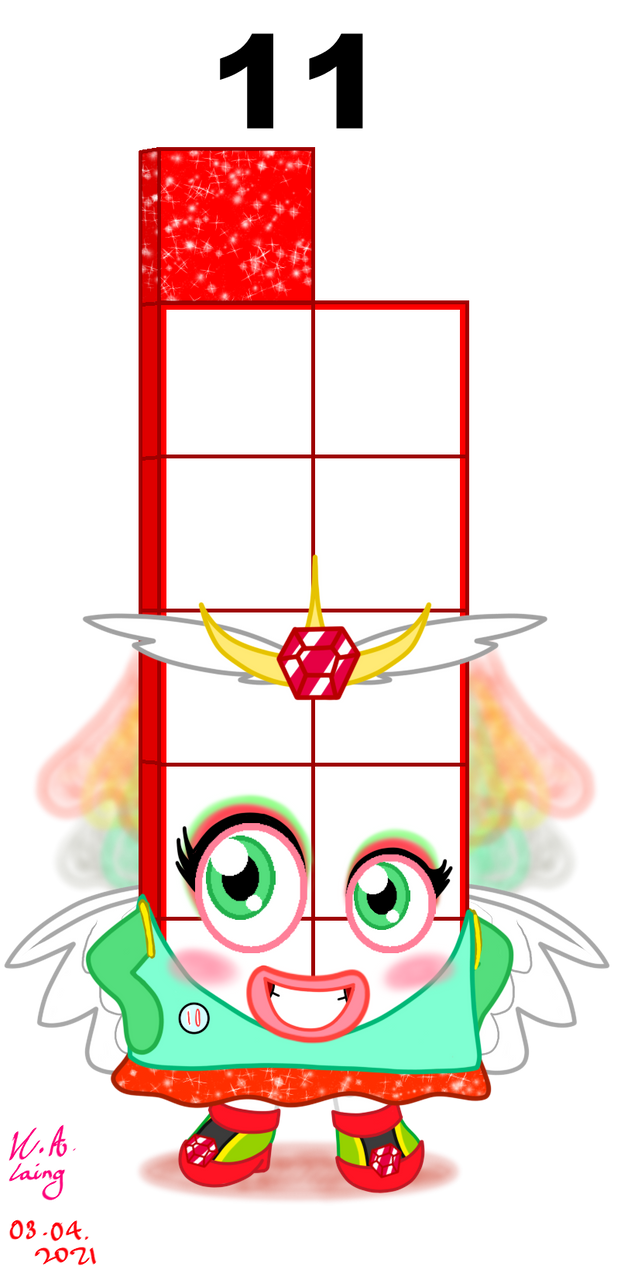 Numberblocks | Magical (Sporty) Girl Eleven by PinkStarEevee16 on ...