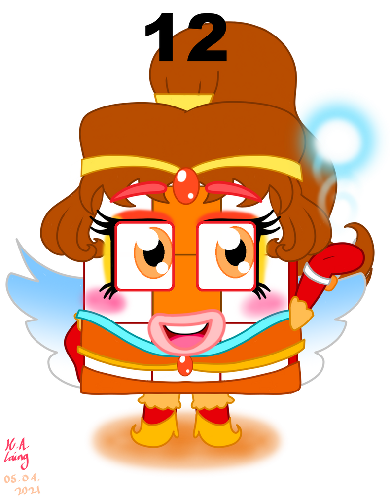 Numberblocks | Magical Girl Twelve by PinkStarEevee16 on DeviantArt
