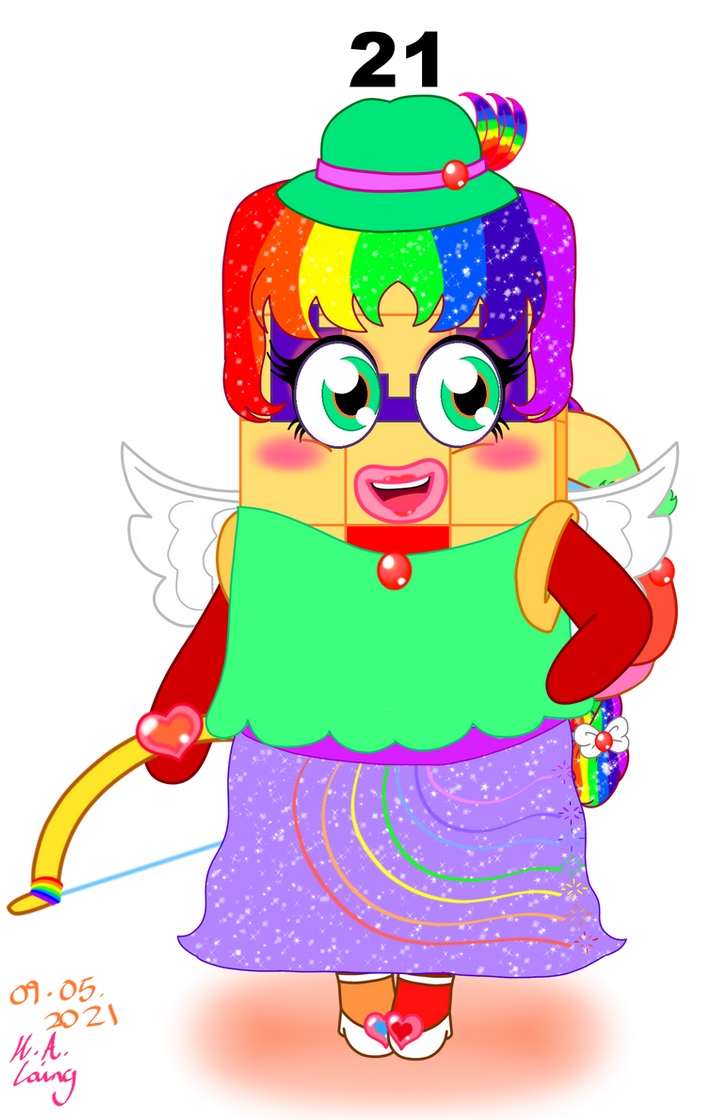Numberblocks | Magical (Explorer) Girl Twenty-One by PinkStarEevee16 on ...