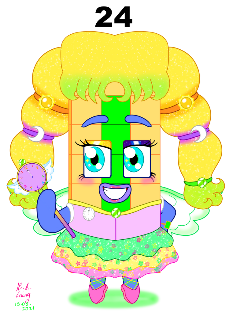 Numberblocks | Magical Girl Twenty-Four by PinkStarEevee16 on DeviantArt