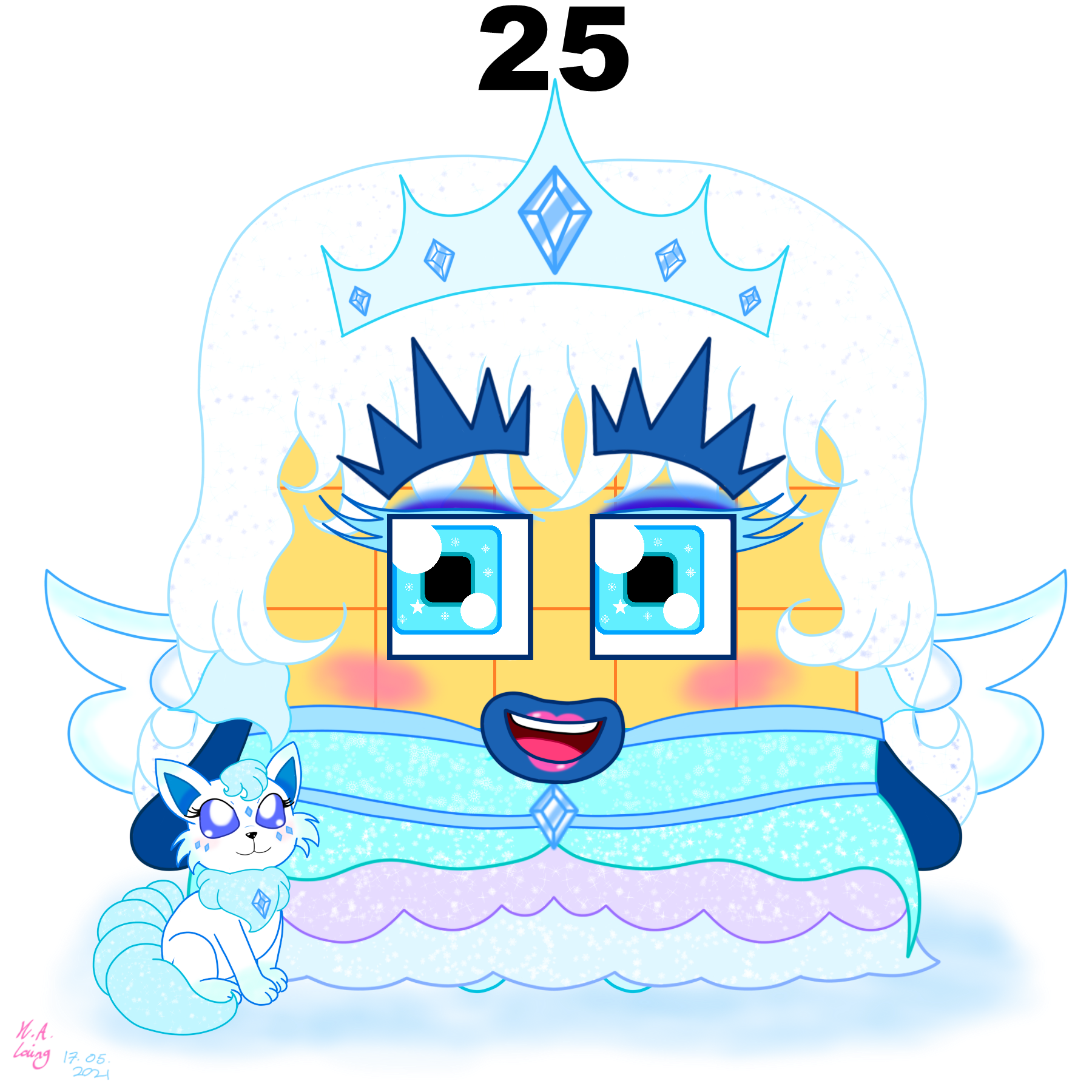 Numberblocks | Magical (Ice) Girl Twenty-Five by PinkStarEevee16 on ...