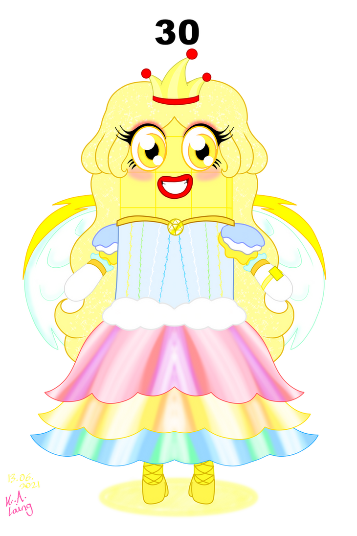 Numberblocks | Magical (Big Top) Girl Thirty by PinkStarEevee16 on ...