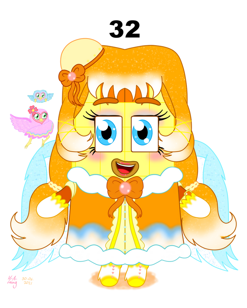 Numberblocks | Magical (Doubler) Girl Thirty-Two by PinkStarEevee16 on ...