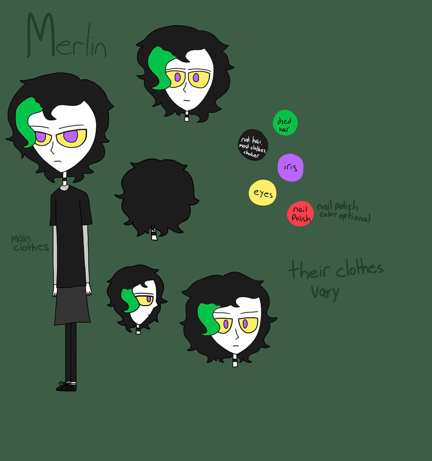 Merlin Reference Sheet by VividTechnicolor on DeviantArt